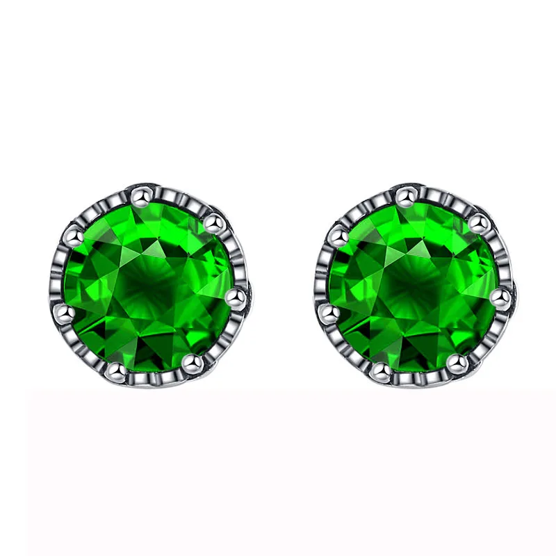 XSL JIAMEI S925 Sterling Silver Emerald 5A Zircon Ear Studs Retro Compact Cross Flower Ear Ornaments Women's Fine Jewelry Gift 
XSL JIAMEI S925 Sterling Silver Emerald 5A Zircon Ear Studs Retro Compact Cross Flower Ear Ornaments Women's Fine Jewelry Gift