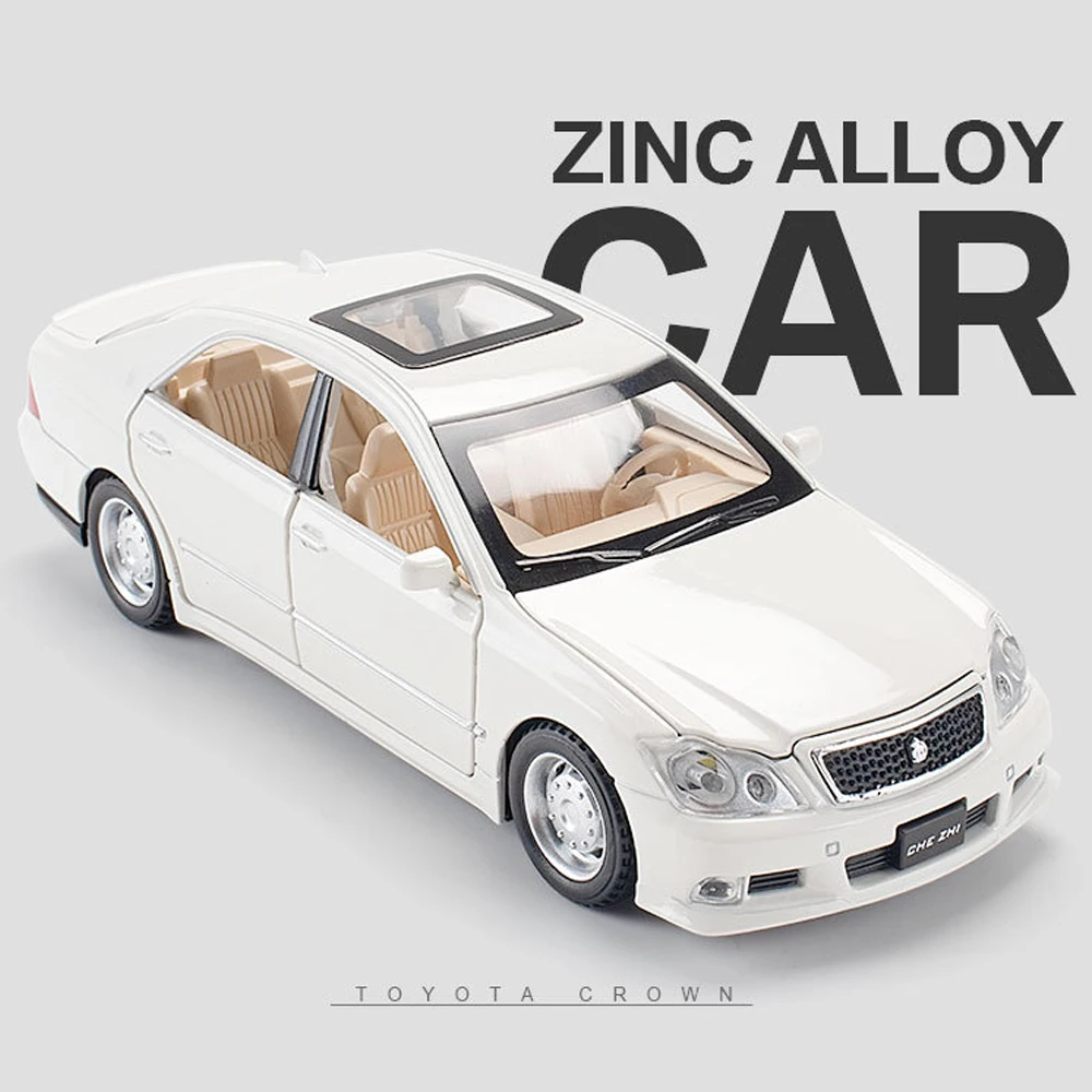 New Diecast 1/32 Toyota Crown Alloy Model Car Toy Miniature Scale Metal Vehicles Children Collection Boys Kids Christmas Gifts
New Diecast 1/32 Toyota Crown Alloy Model Car Toy Miniature Scale Metal Vehicles Children Collection Boys Kids Christmas Gifts
