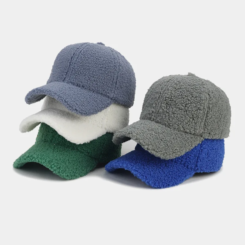 Autumn Winter Baseball Cap Women Artificial Lamb Wool Hats Keep Warm Cap Plush Baseball Caps Spring Baseball Cap Solid Sunshade
Autumn Winter Baseball Cap Women Artificial Lamb Wool Hats Keep Warm Cap Plush Baseball Caps Spring Baseball Cap Solid Sunshade