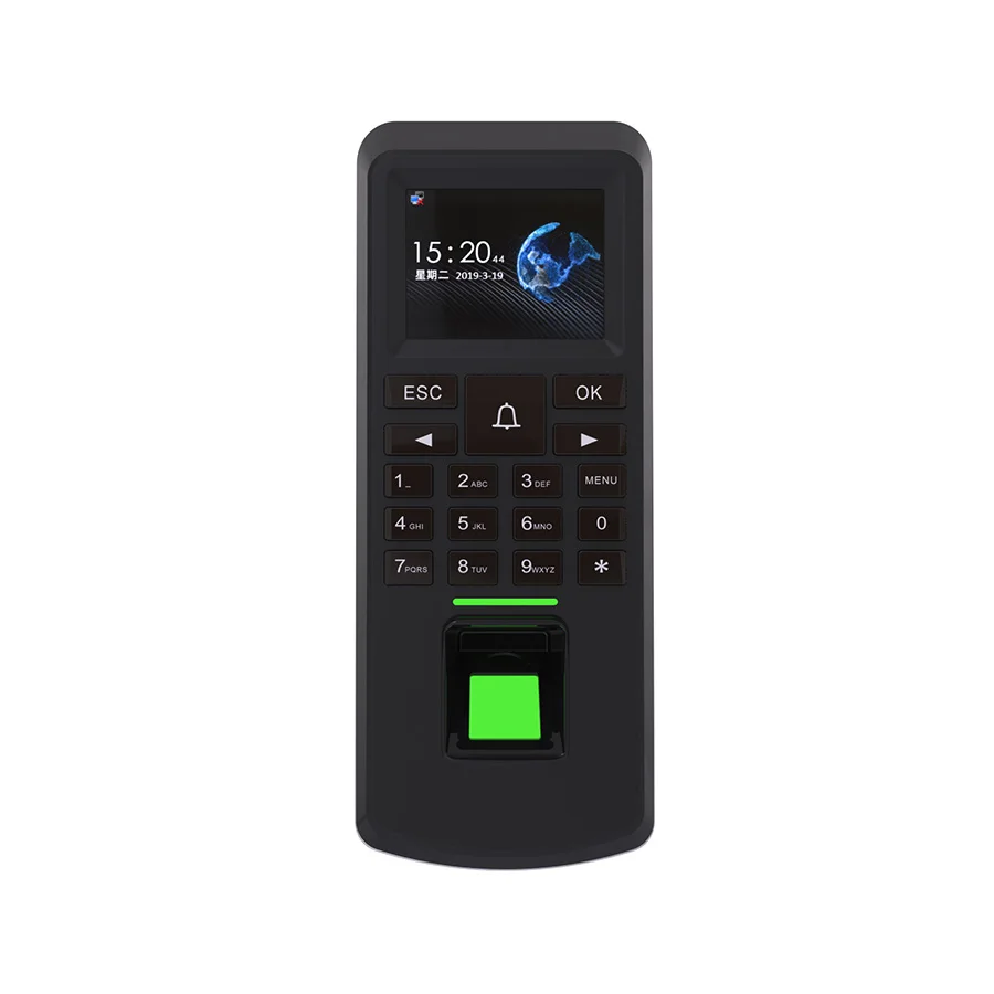 

1.8 Inch Tcp Ip Wifi Rs485 Fingerprint Biometric Door Controller Access Control And Time Attendance Terminal System