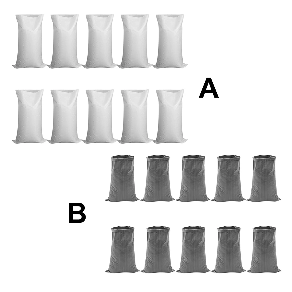 10pcs Sandbags Flooding 30x60cm Punch Bags Anti-water Portable Sand Pouches for Outdoor Black
10pcs Sandbags Flooding 30x60cm Punch Bags Anti-water Portable Sand Pouches for Outdoor Black