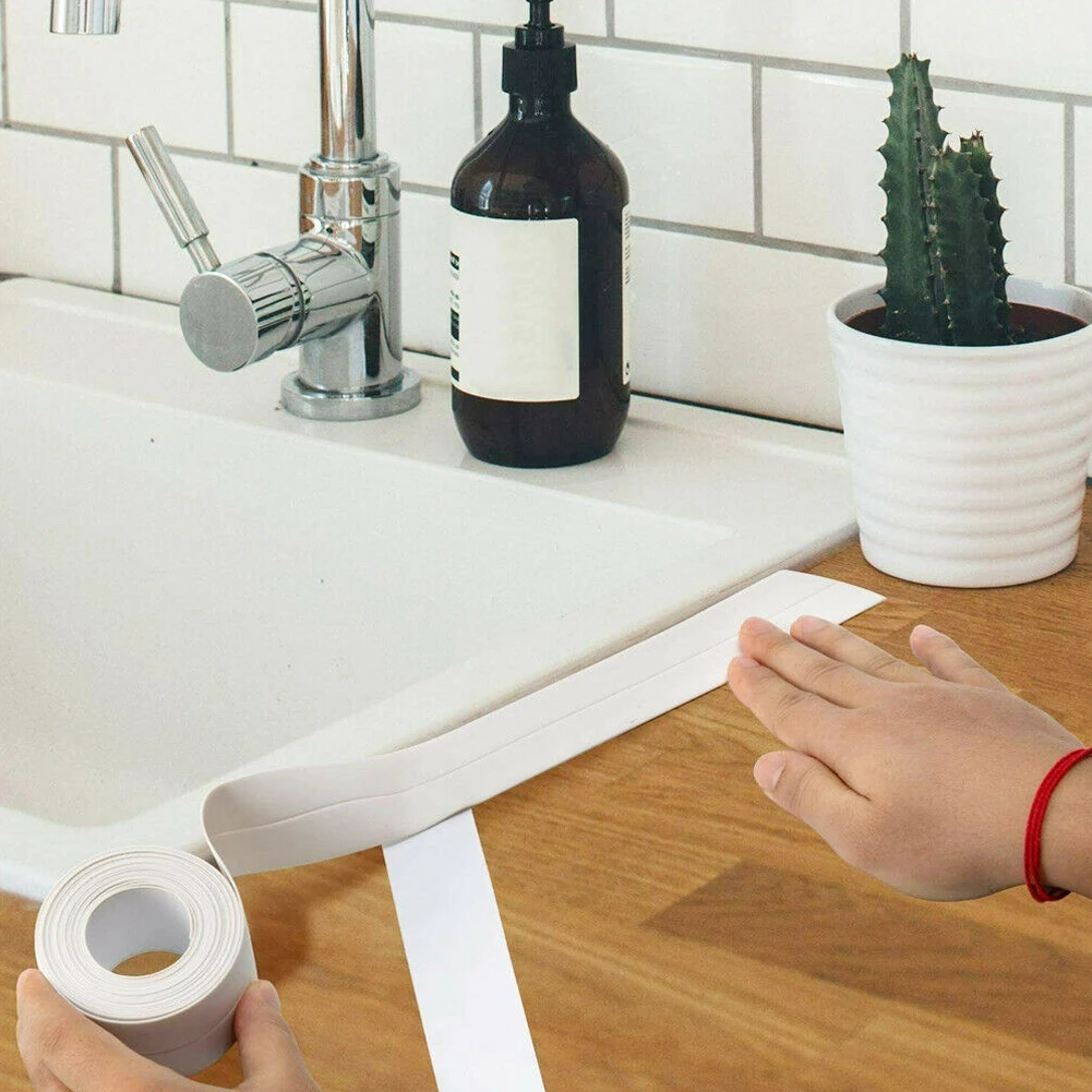 Bathroom Shower Sink Bath Sealing Tapes PVC Adhesive Sealing Strips Waterproof Wall Stickers For Bathroom Kitchen Sealant Tape
Bathroom Shower Sink Bath Sealing Tapes PVC Adhesive Sealing Strips Waterproof Wall Stickers For Bathroom Kitchen Sealant Tape