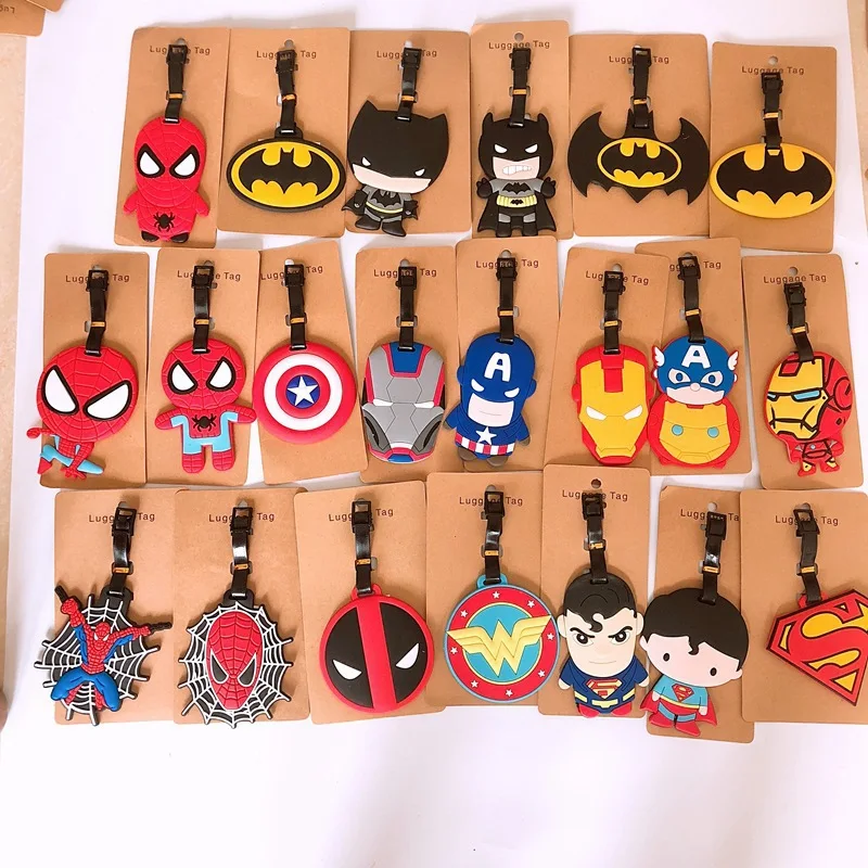 Disney Cartoon Superhero Luggage Tags Man Design ID Tag Luggage Label Address Holder Identifier Label Travel Accessories
Disney Cartoon Superhero Luggage Tags Man Design ID Tag Luggage Label Address Holder Identifier Label Travel Accessories