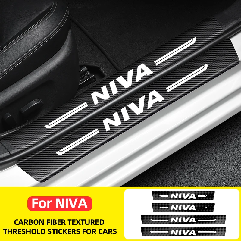 Car Door Threshold Scuff Plate Carbon Fiber Sill Protector Stickers For Chevrolet Niva auto Door Entry Pedal Guards accessories
Car Door Threshold Scuff Plate Carbon Fiber Sill Protector Stickers For Chevrolet Niva auto Door Entry Pedal Guards accessories
