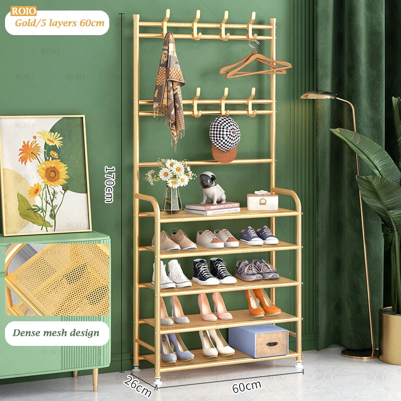 Simple Shoe Rack Metal Coat Rack Bedroom Storage Shelf Hanging Clothes Hanger Hallway Bag Rack Standing Coat Rack Wardrobes
Simple Shoe Rack Metal Coat Rack Bedroom Storage Shelf Hanging Clothes Hanger Hallway Bag Rack Standing Coat Rack Wardrobes