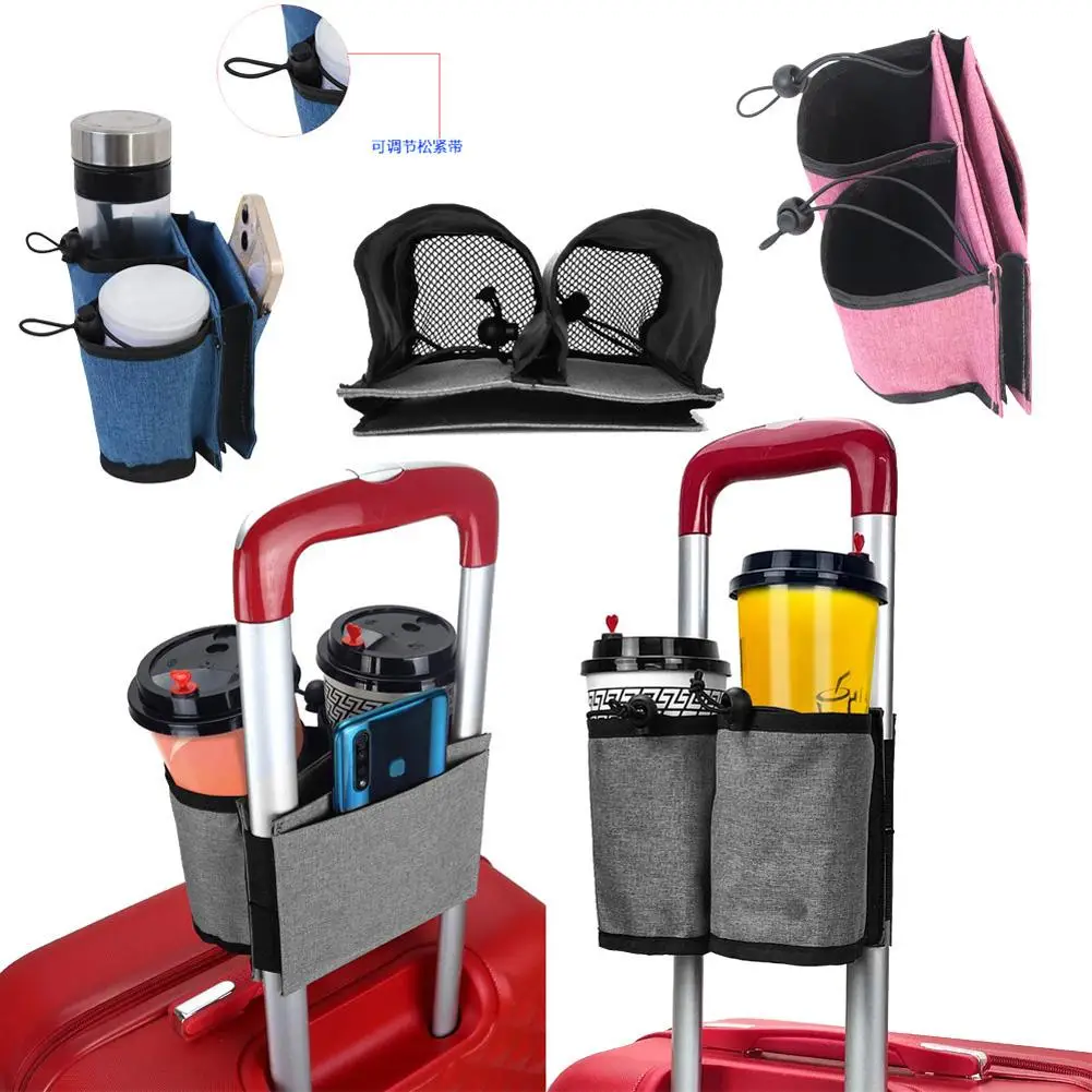 Luggage Armrest Water Cup Storage Bag Organizer Oxford Cloth Hanging Holder For Water Bottle Sundries for All Suitcase Wholesale
Luggage Armrest Water Cup Storage Bag Organizer Oxford Cloth Hanging Holder For Water Bottle Sundries for All Suitcase Wholesale