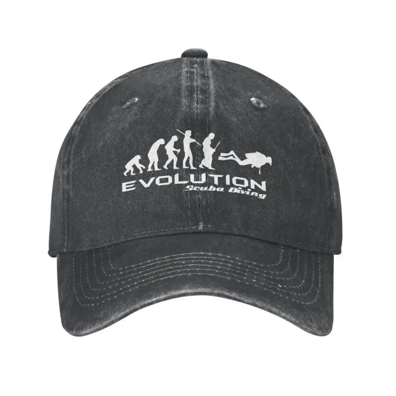 

New Evolution Of Scuba Diving Baseball Cap Women Men Breathable Funny Underwater Dive Diver Gift Dad Hat Sun Protection