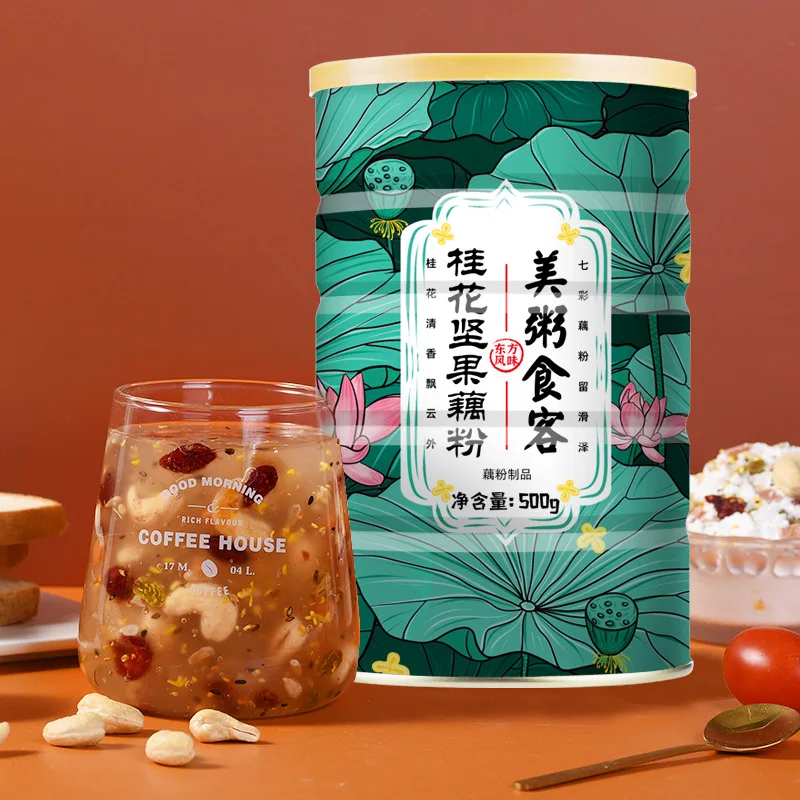 Sweet scented osmanthus nut lotus root powder soup lotus powder breakfast nut fruit lotusowder nut soup instant drink No Tea Pot
Sweet scented osmanthus nut lotus root powder soup lotus powder breakfast nut fruit lotusowder nut soup instant drink No Tea Pot