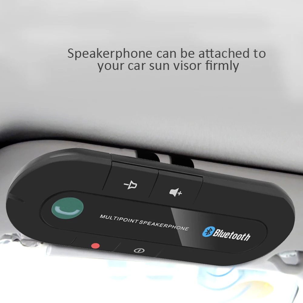 

Wireless Car Bluetooth Speakers Handsfree Car Kit Hands-free Bluetooth Speakerphone Sun Visor MP3 Player Car Accessories