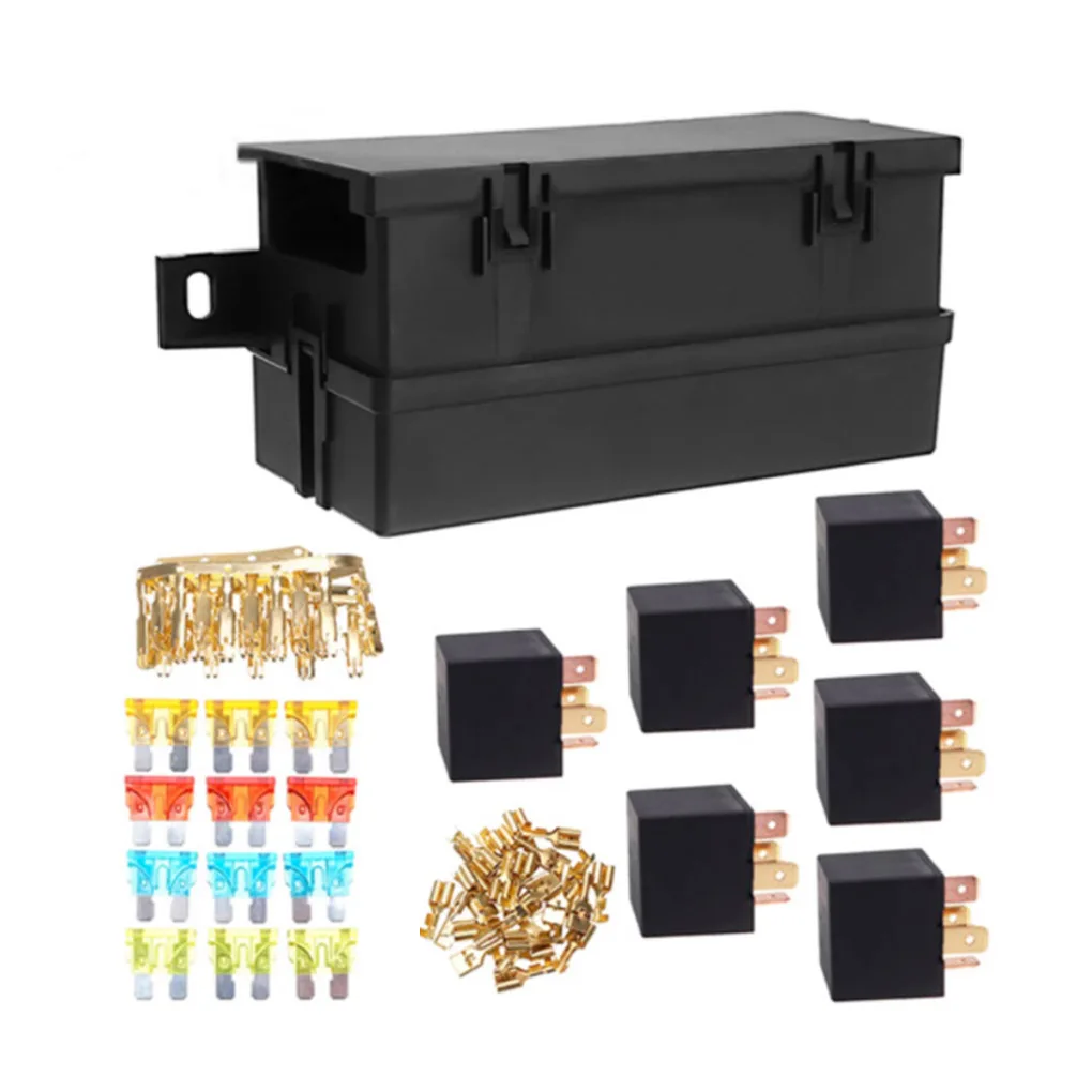 1 комплект, 11-ходовой держатель предохранителя, износостойкие практичные противоскользящие поверхности, стабильные легкие водонепроницае... 
1 комплект, 11-ходовой держатель предохранителя, износостойкие практичные противоскользящие поверхности, стабильные легкие водонепроницае...