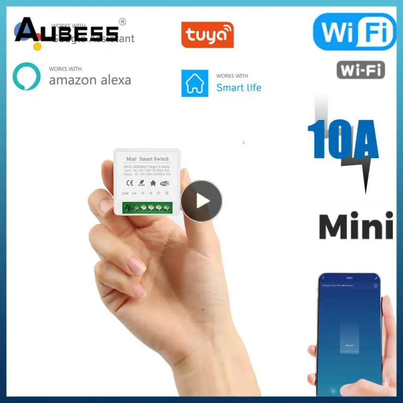 1~8PCS Wifi Diy Smart Switch Timer Mini Wireless Switches Tuya Breaker Switch Module Smart Home Automation Remote Control 10a
1~8PCS Wifi Diy Smart Switch Timer Mini Wireless Switches Tuya Breaker Switch Module Smart Home Automation Remote Control 10a