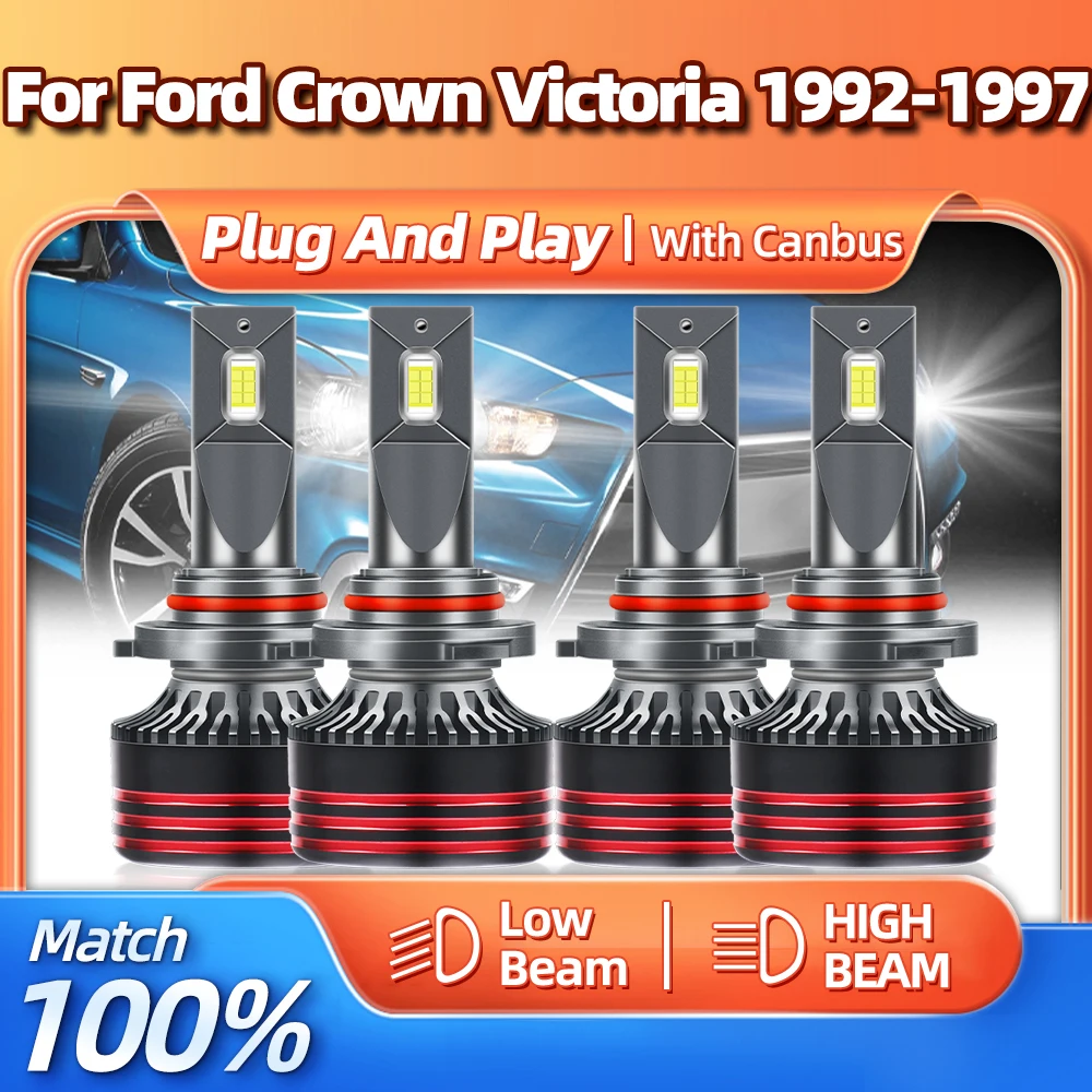 40000LM Canbus LED Car Headlight Bulbs 240W Auto Headlamp 12V 6000K For Ford Crown Victoria 1992 1993 1994 1995 1996 1997
40000LM Canbus LED Car Headlight Bulbs 240W Auto Headlamp 12V 6000K For Ford Crown Victoria 1992 1993 1994 1995 1996 1997