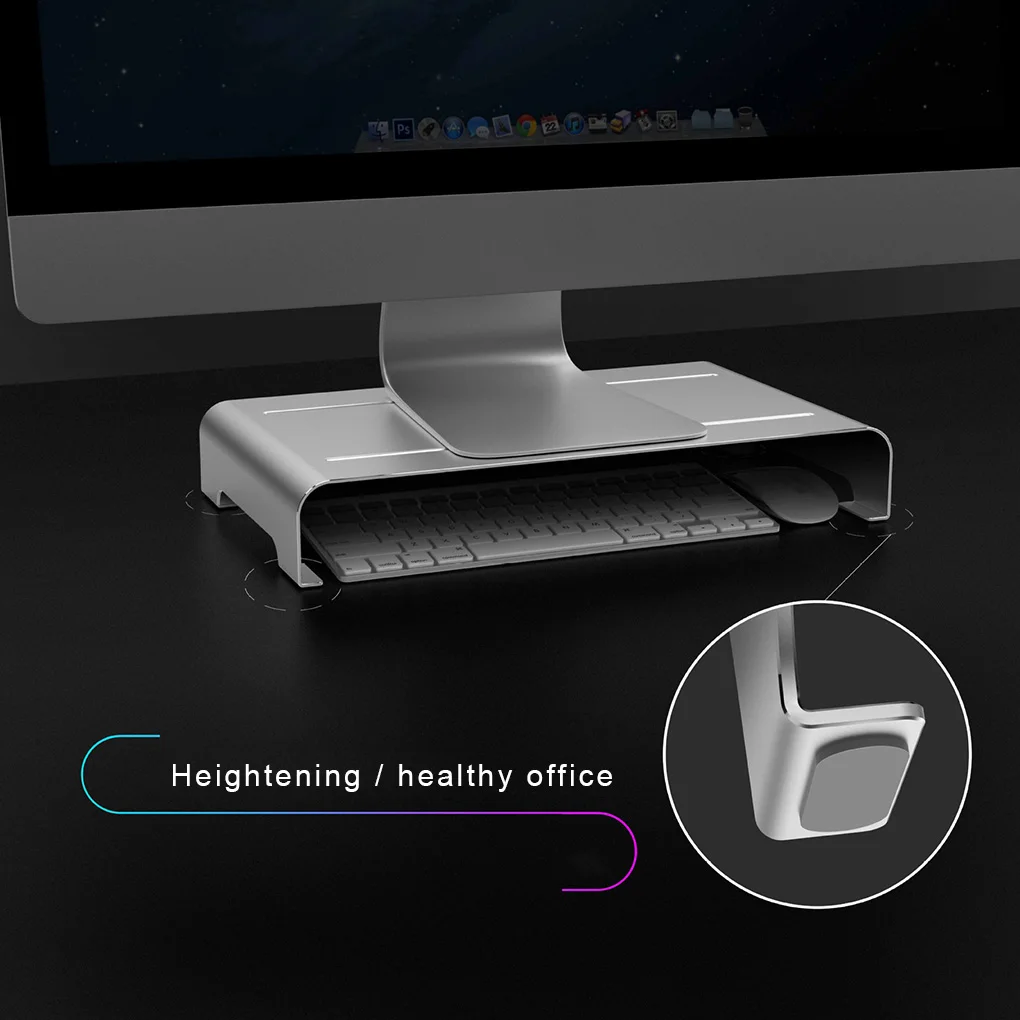 Laptop Stand Holder Aluminum Alloy Display Screen Storage Rack Laptop Stand Holder Bracket Heightening Mount Silver
Laptop Stand Holder Aluminum Alloy Display Screen Storage Rack Laptop Stand Holder Bracket Heightening Mount Silver