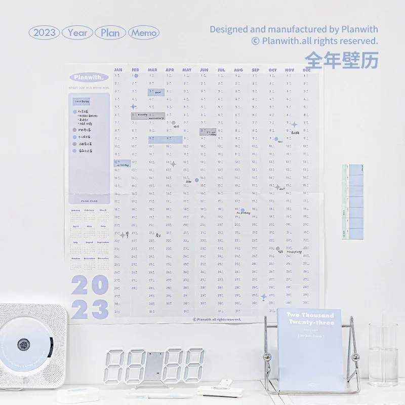 2023 Creative Calendar Study Planning Memo Office Schedule Writable Wall Calendar Kawaii Stationery School Supplies
2023 Creative Calendar Study Planning Memo Office Schedule Writable Wall Calendar Kawaii Stationery School Supplies