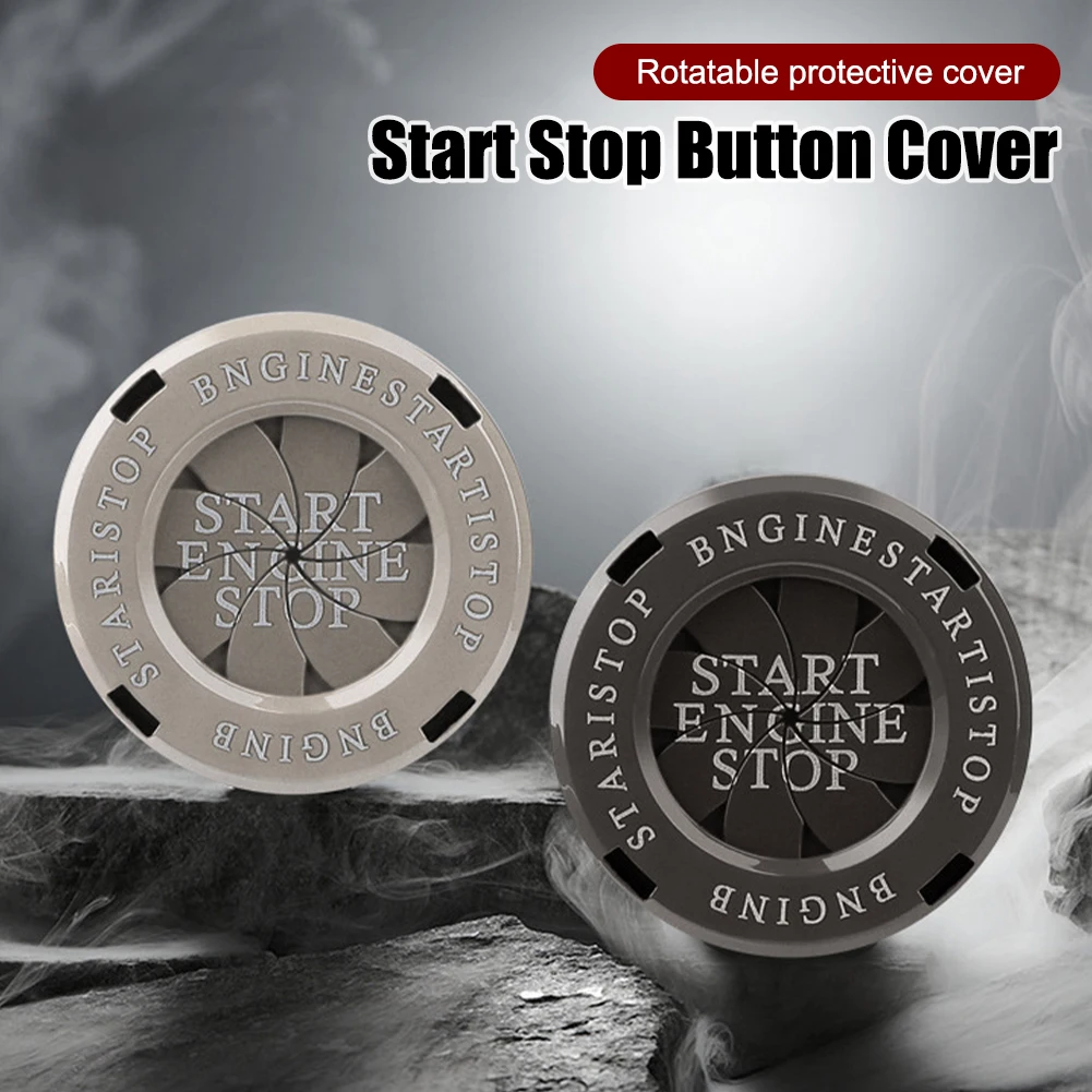 Car Engine Start Stop Button Cover Metal Ignition Switch Ring Rotatable Protective Cover Auto Decoration Interior Accessories
Car Engine Start Stop Button Cover Metal Ignition Switch Ring Rotatable Protective Cover Auto Decoration Interior Accessories