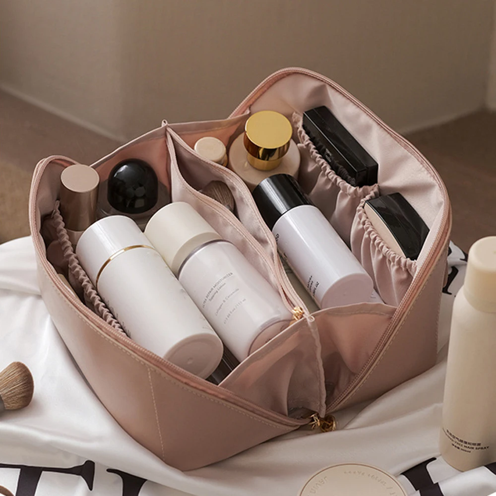 Cosmetic Bag Travel Makeup Bags Large Capacity Cosmetic Organizer Storage Bag Women PU Leather Makeup Case Bag for Women Lady
Cosmetic Bag Travel Makeup Bags Large Capacity Cosmetic Organizer Storage Bag Women PU Leather Makeup Case Bag for Women Lady