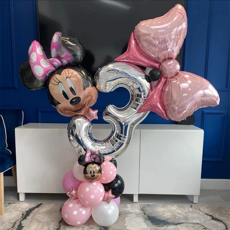 21Pcs Disney Minnie Mouse Head Foil Balloons Pink Bow Balloon For Girls Kids Birthday Party Supplies Baby Shower Decorations
21Pcs Disney Minnie Mouse Head Foil Balloons Pink Bow Balloon For Girls Kids Birthday Party Supplies Baby Shower Decorations