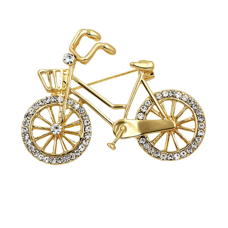 Gold / Silver color Tone Rhinestone Casual Bike Lovers Bicycle Brooches Pins for Women Clothing Bag Coat Jewelry Accessories
Gold / Silver color Tone Rhinestone Casual Bike Lovers Bicycle Brooches Pins for Women Clothing Bag Coat Jewelry Accessories