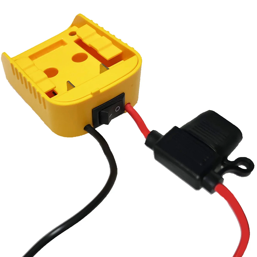 Адаптер для аккумулятора Dewalt с предохранителем и коннектором питания, 18 в/20 в
Адаптер для аккумулятора Dewalt с предохранителем и коннектором питания, 18 в/20 в
