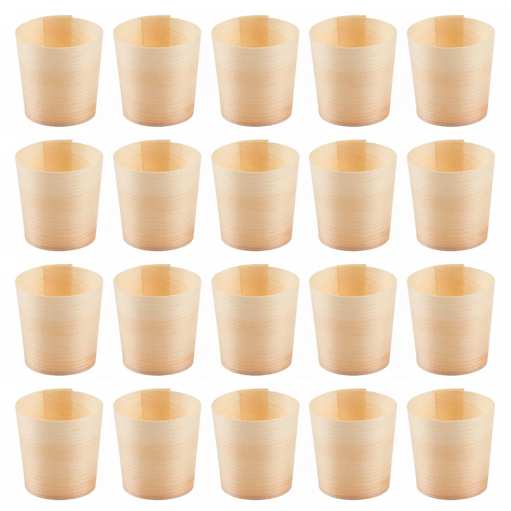 20 Pcs Portable Cup Party Drinks Cups Glass Drinking Glasses Wooden Coffee Dessert Tasting Outdoor Tableware
20 Pcs Portable Cup Party Drinks Cups Glass Drinking Glasses Wooden Coffee Dessert Tasting Outdoor Tableware