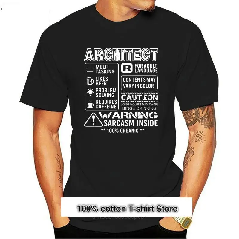 Camiseta de diseño Popular para hombre y mujer, camisa suave de Archi Architect, camiseta de advertencia, novedad
Camiseta de diseño Popular para hombre y mujer, camisa suave de Archi Architect, camiseta de advertencia, novedad