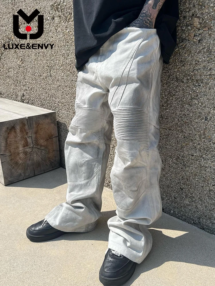 Брюки мужские из денима LUXE & ENVY, повседневные нишевые штаны из денима с ручной росписью, в стиле ретро, грязная стирка, весна-осень 2023
Брюки мужские из денима LUXE & ENVY, повседневные нишевые штаны из денима с ручной росписью, в стиле ретро, грязная стирка, весна-осень 2023