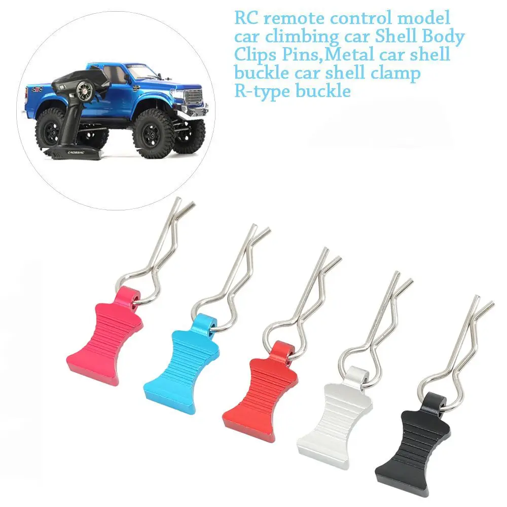 4Pcs Body Shell Clip Pin With Fixing Bracket Aluminum Mount Set For 1/8 1/10 RC Model Car Toys Parts R Buckles Shell Body Clips
4Pcs Body Shell Clip Pin With Fixing Bracket Aluminum Mount Set For 1/8 1/10 RC Model Car Toys Parts R Buckles Shell Body Clips