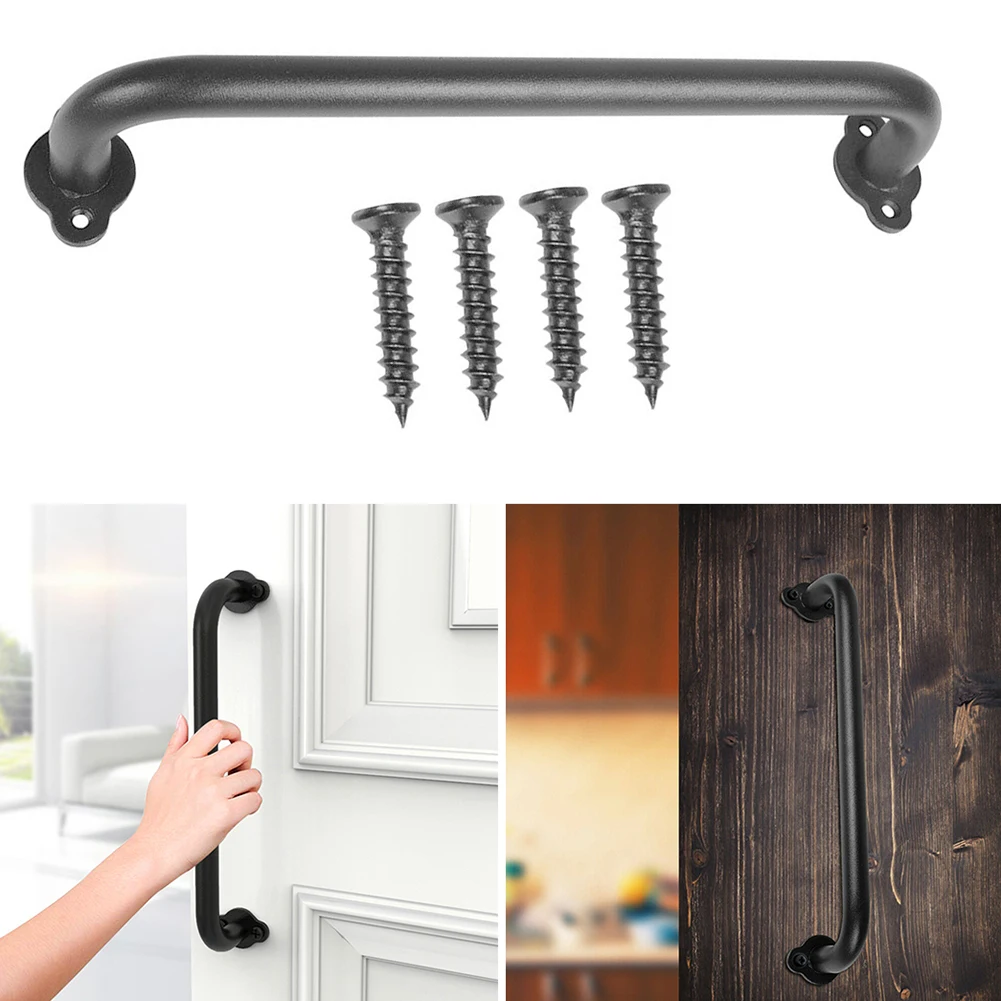 Sliding Barn Door Pull Black Cabinet Handle Furniture Hardware Kitchen Door Knobs Carbon Steel Cupboard Wardrobe Drawer Pulls
Sliding Barn Door Pull Black Cabinet Handle Furniture Hardware Kitchen Door Knobs Carbon Steel Cupboard Wardrobe Drawer Pulls