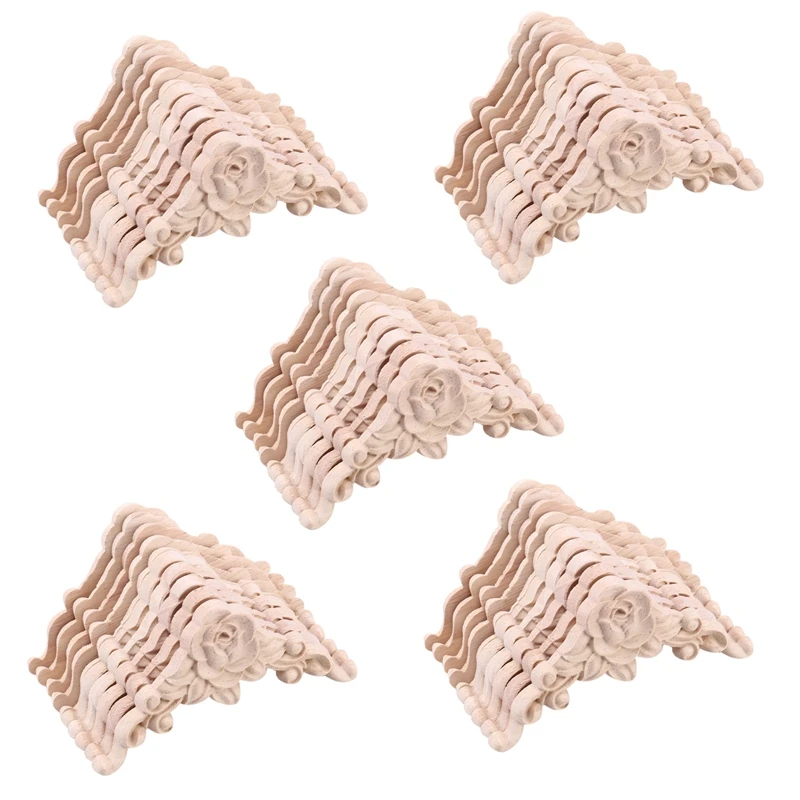 50PCS Floral Wood Carved Decal Corner Applique Decorate Frame Wooden Figurines Cabinet Decorative Crafts
50PCS Floral Wood Carved Decal Corner Applique Decorate Frame Wooden Figurines Cabinet Decorative Crafts