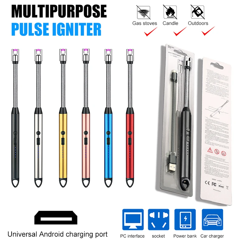 1Pc 360° Outdoor Kitchen Lighter USB Rechargeable Portable Electronic Lighter Safety Lock Eco-friendly For Candles Gas Stoves
1Pc 360° Outdoor Kitchen Lighter USB Rechargeable Portable Electronic Lighter Safety Lock Eco-friendly For Candles Gas Stoves