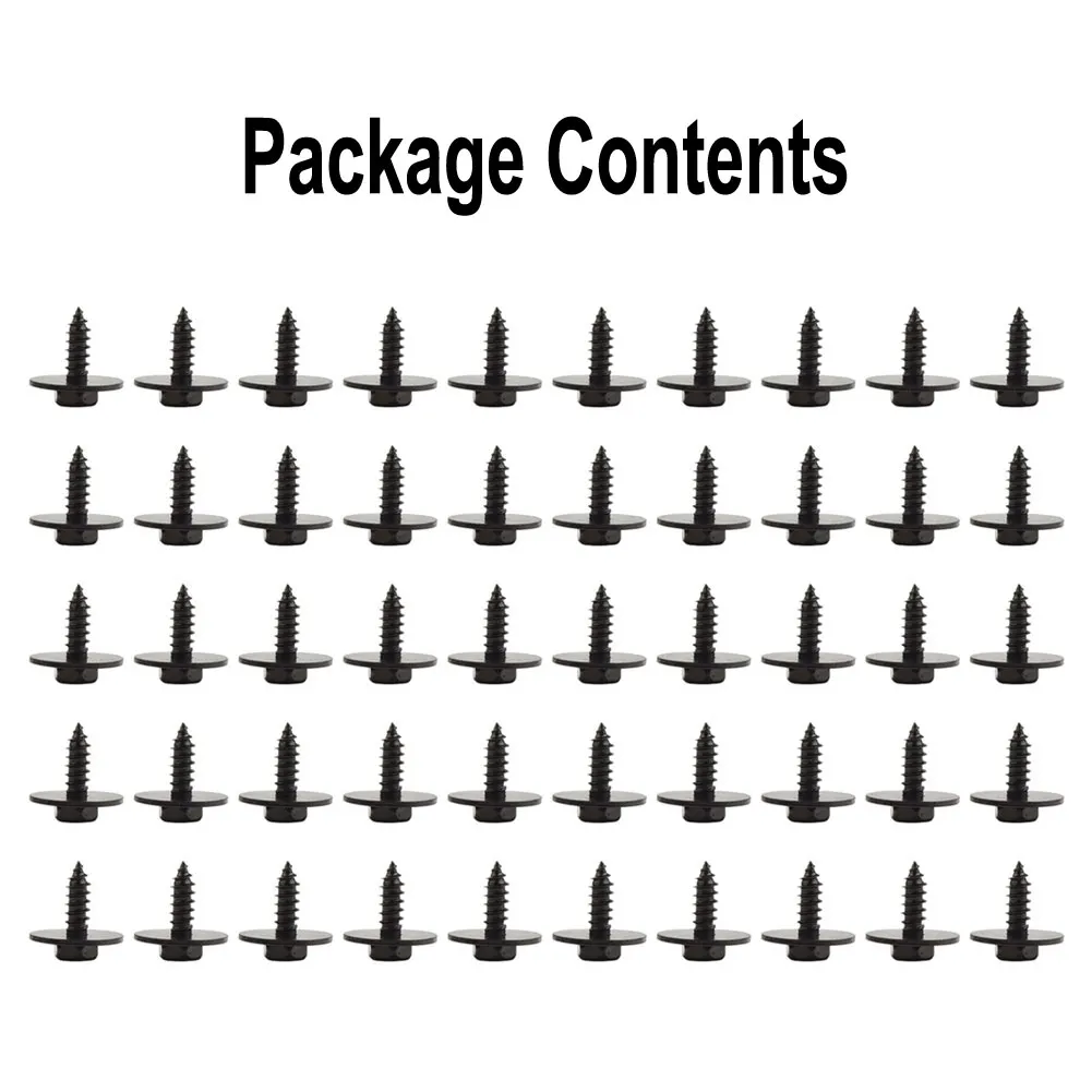 Under Cover Retainers Screw Bolt 50pcs Accessories Fender Liner Metal Parts 07147129160 Screw Durable Practical
Under Cover Retainers Screw Bolt 50pcs Accessories Fender Liner Metal Parts 07147129160 Screw Durable Practical