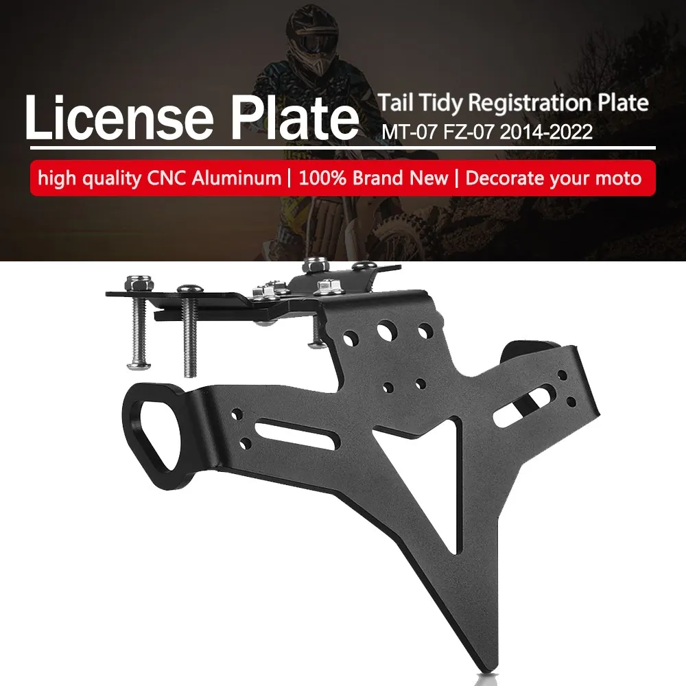 For Yamaha MT-07 FZ-07 MT07 2013-2021 2018 2019 2020 Motorcycle License Plate Holder Fender Eliminator Registration Bracket
For Yamaha MT-07 FZ-07 MT07 2013-2021 2018 2019 2020 Motorcycle License Plate Holder Fender Eliminator Registration Bracket