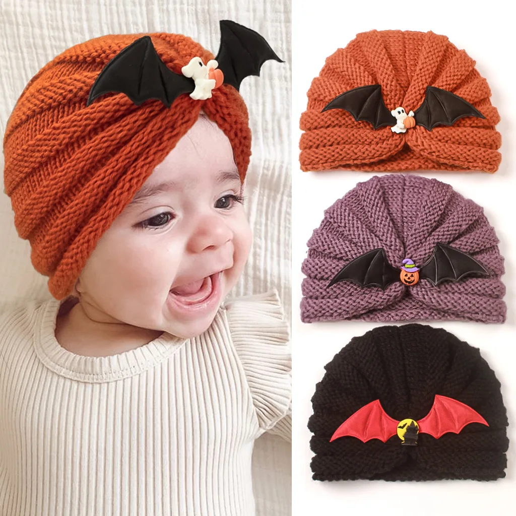3pcs/Lot Halloween Kids Cute Pullover Hat Baby Winter Warm Knitted Hat Pumpkin Bat Dress Up Baby Hat For 0 To 3 Years Old
3pcs/Lot Halloween Kids Cute Pullover Hat Baby Winter Warm Knitted Hat Pumpkin Bat Dress Up Baby Hat For 0 To 3 Years Old