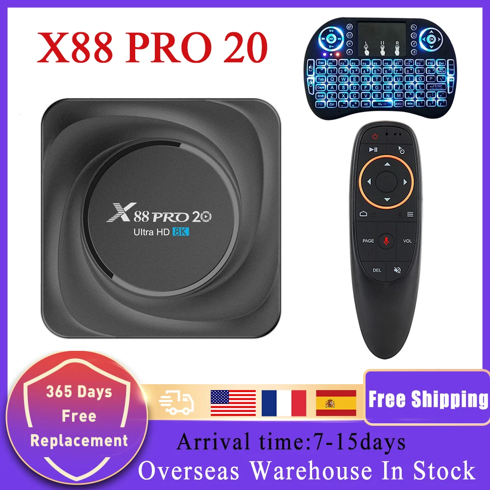 Приставка Смарт-ТВ X88 Pro 20, Android 11,0, 8K HD, 8 ГБ, 128 ГБ
Приставка Смарт-ТВ X88 Pro 20, Android 11,0, 8K HD, 8 ГБ, 128 ГБ