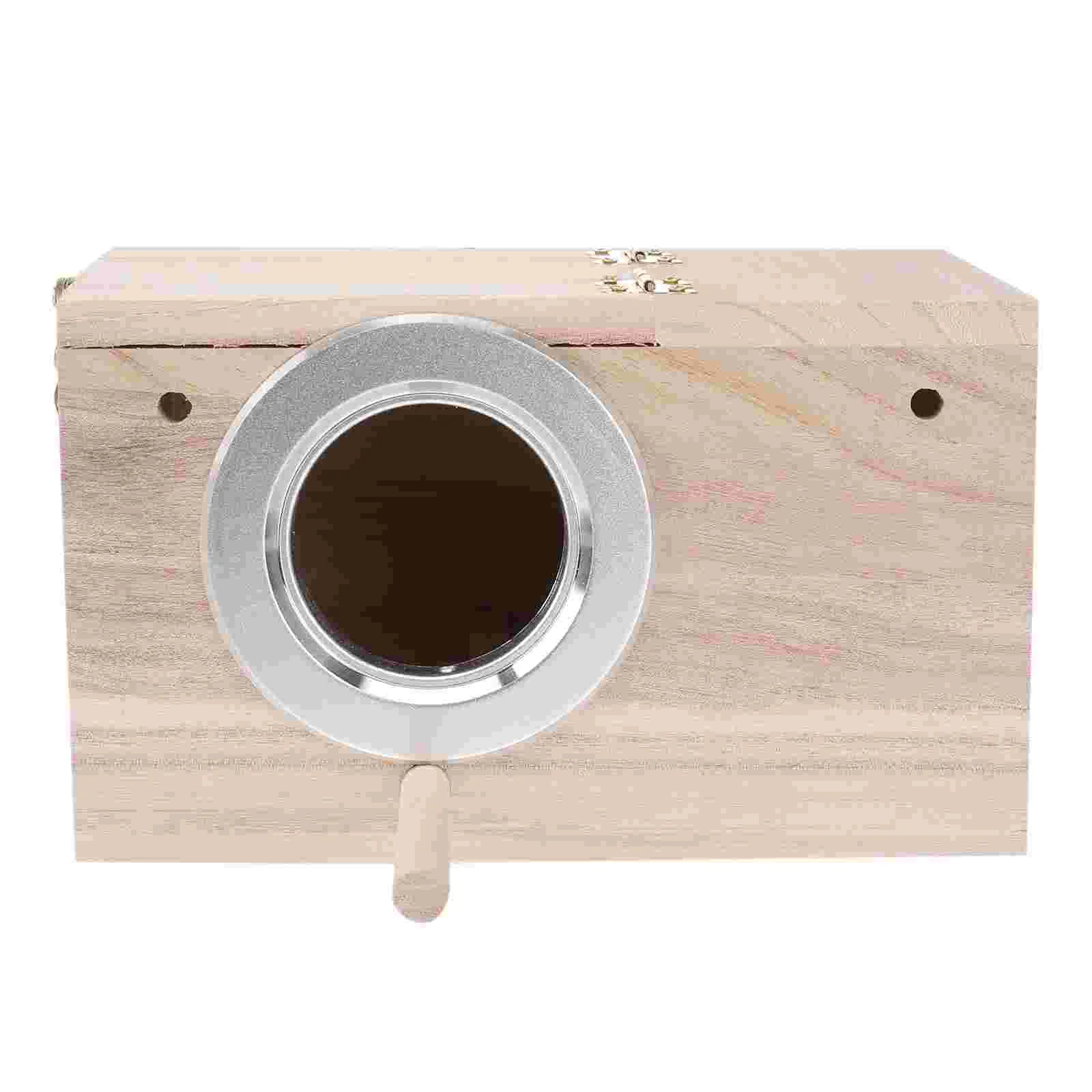 Parakeet Nesting Box Parrot Nest Holder Breeding Box Natural Wood Bird Nesting Organizer Clear View Window Bird House Feeders
Parakeet Nesting Box Parrot Nest Holder Breeding Box Natural Wood Bird Nesting Organizer Clear View Window Bird House Feeders