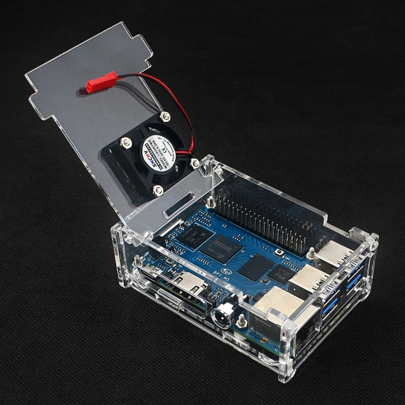 67JA ABS Plastic Case Acrylic Shell Transparent Box for Banana Pi BPI-M5 M4 Board
67JA ABS Plastic Case Acrylic Shell Transparent Box for Banana Pi BPI-M5 M4 Board