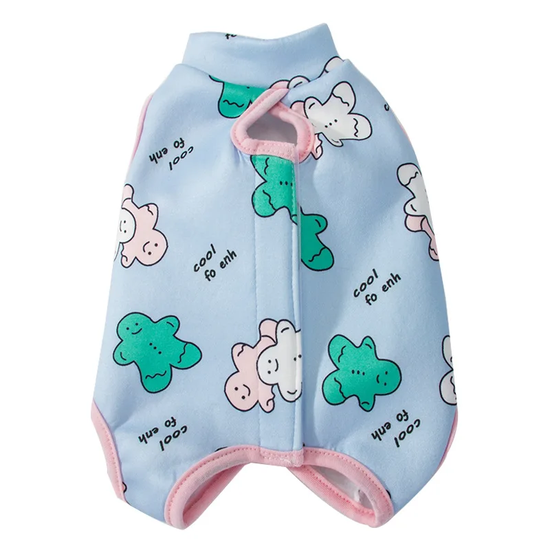 Warm Dog Clothes Pet Cat Pajamas Overalls Plus Velvet Jumpsuit Pyjamas Winter Girl Belly Wrap Surgical Gown Cat Clothing Outfits
Warm Dog Clothes Pet Cat Pajamas Overalls Plus Velvet Jumpsuit Pyjamas Winter Girl Belly Wrap Surgical Gown Cat Clothing Outfits