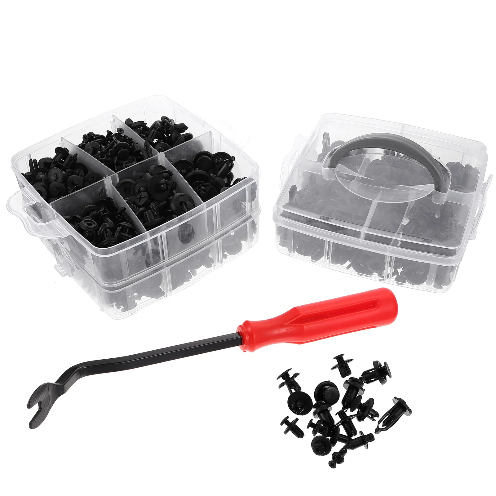 1 Set Car Bumper Push Pin Clips Plastic Rivets Fasteners with Fastener Remover
1 Set Car Bumper Push Pin Clips Plastic Rivets Fasteners with Fastener Remover