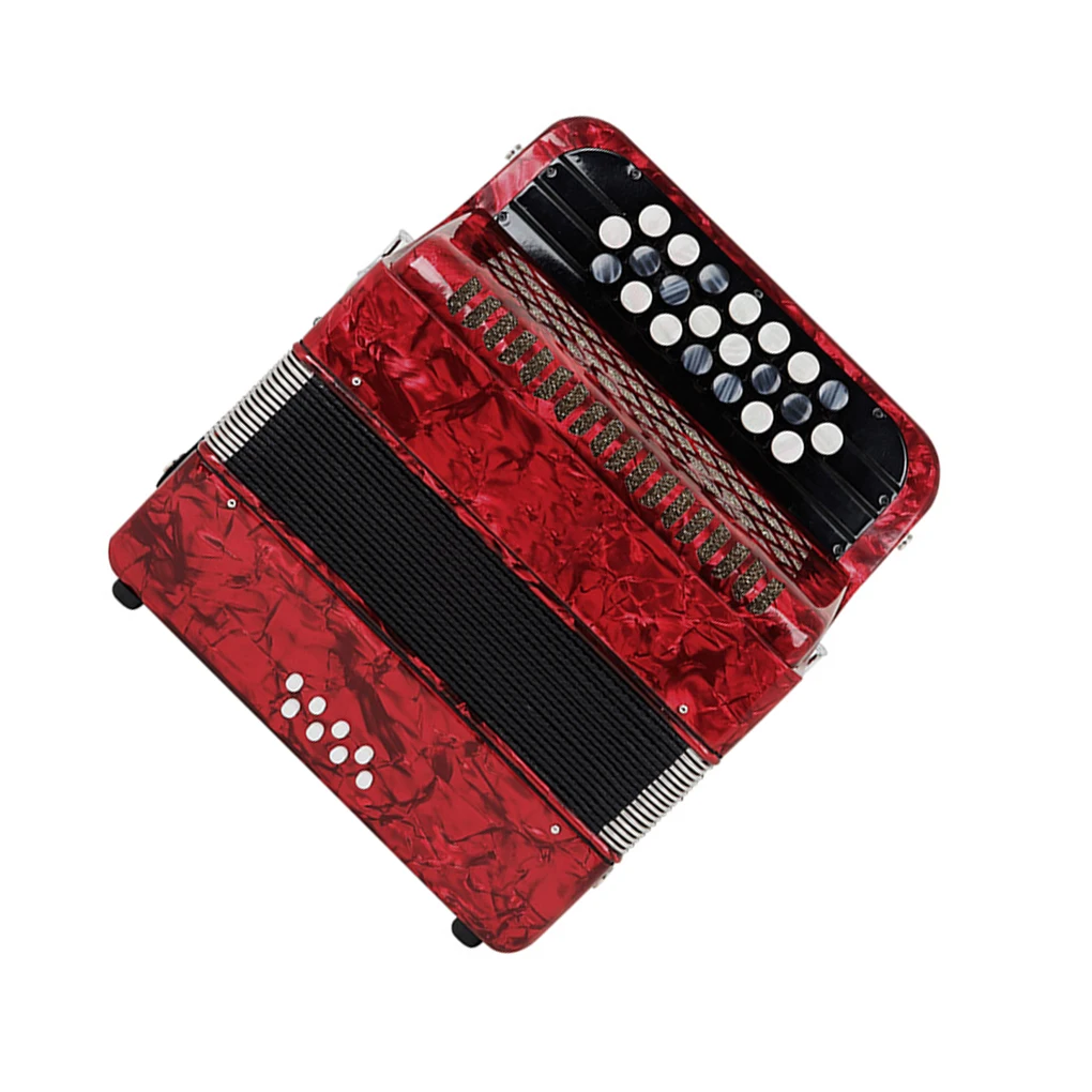 

Accordion 22 Key Instrument Adults Equipment Educational Replaced Music for Exam Practice Accessory Accordions Light Blue