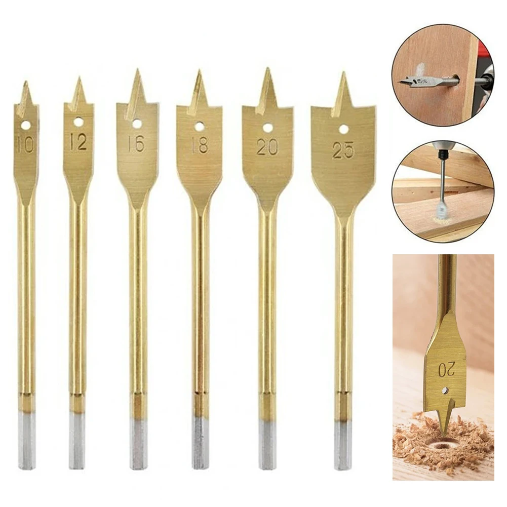 1pc Flat Wood Drill Bit 10/12/16/18/20/25mm Flat Drill Woodworking Drill Bit150mm For Wood Timber Drilling Hole Power Tools
1pc Flat Wood Drill Bit 10/12/16/18/20/25mm Flat Drill Woodworking Drill Bit150mm For Wood Timber Drilling Hole Power Tools
