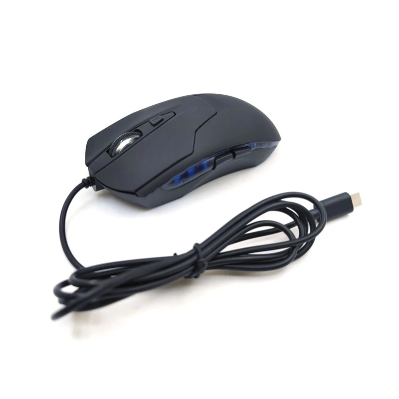 Type C Wired Gaming Mouse Blue RGB LED Light Computer Mouse 2400 DPI 6 Button Gamer Mice Lightweight For PC Laptop
Type C Wired Gaming Mouse Blue RGB LED Light Computer Mouse 2400 DPI 6 Button Gamer Mice Lightweight For PC Laptop