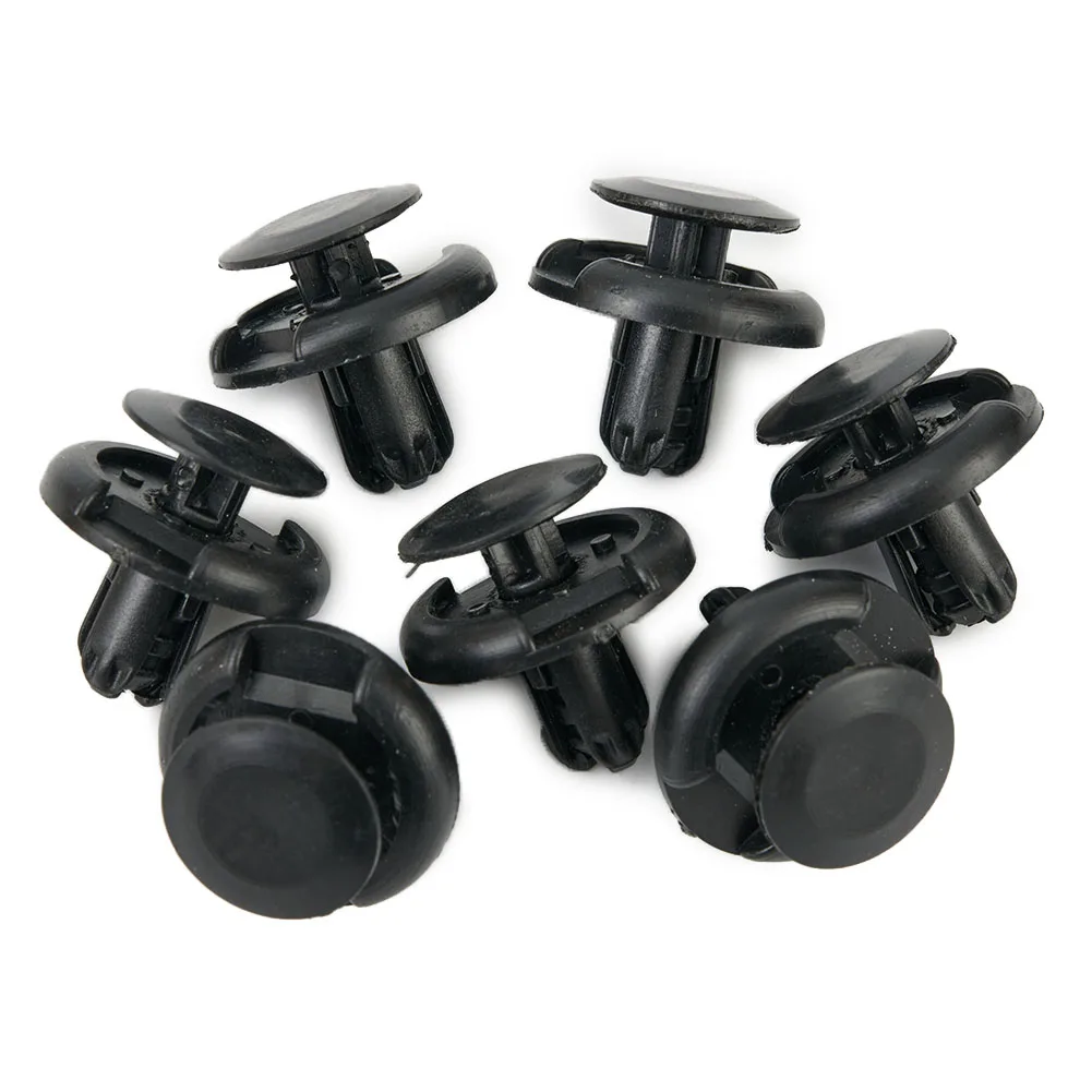 7mm Hole Black 20pcs Panel Fender Bumper Mudguard Splash Fastener Clips Shield Push Rivet Trim Retainer Durable Practical
7mm Hole Black 20pcs Panel Fender Bumper Mudguard Splash Fastener Clips Shield Push Rivet Trim Retainer Durable Practical