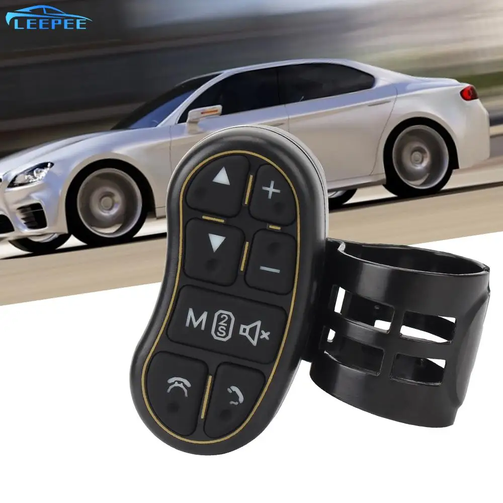 Universal Car Navigation DVD Steering Control Button Car Steering Wheel Controller Wireless Remote Control Applicable
Universal Car Navigation DVD Steering Control Button Car Steering Wheel Controller Wireless Remote Control Applicable
