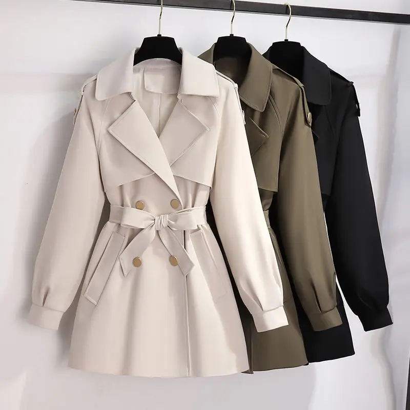 Women's Cropped Trench Coat Spring and Autumn 2023 New Solid Color Sleeve Trench Coat for Women Jacket
Women's Cropped Trench Coat Spring and Autumn 2023 New Solid Color Sleeve Trench Coat for Women Jacket