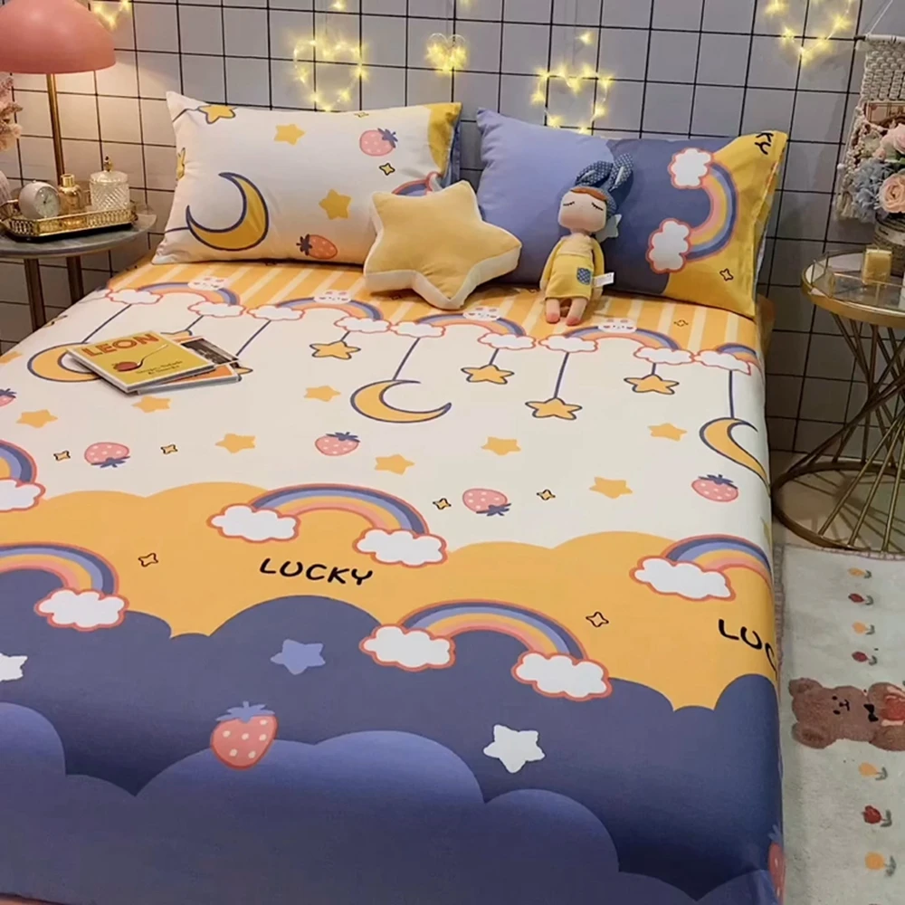 Cotton Anti-Slip Fixed Mattress Cover Protector Dust Cover Children's Room Cartoon Printing All-Inclusive Sheet 1PCS Bed Cover
Cotton Anti-Slip Fixed Mattress Cover Protector Dust Cover Children's Room Cartoon Printing All-Inclusive Sheet 1PCS Bed Cover