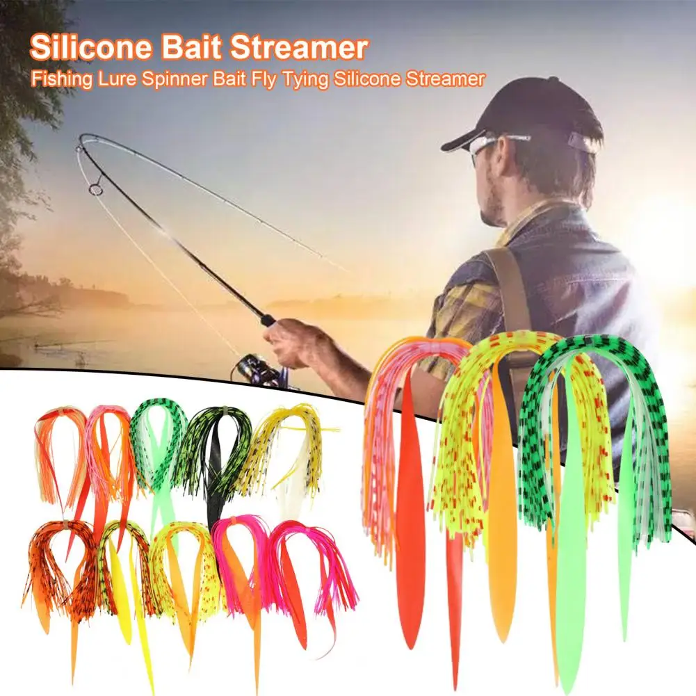 1 Set Lure Skirt Flexible Easy to Carry Fishing Lure Spinner Bait Fly Tying Silicone Streamer for Trolling
1 Set Lure Skirt Flexible Easy to Carry Fishing Lure Spinner Bait Fly Tying Silicone Streamer for Trolling