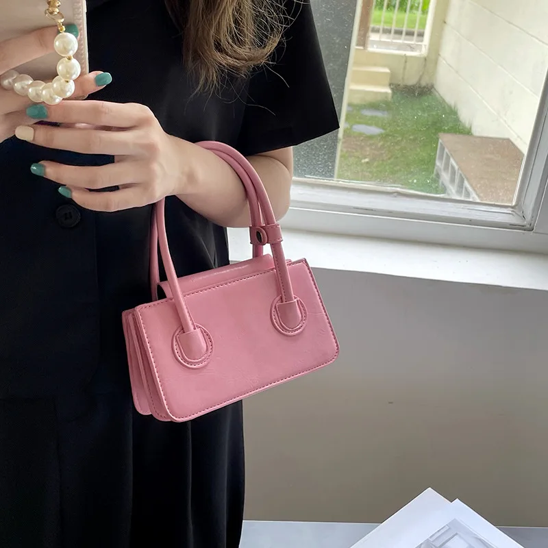 Solid Color Female Shoulder Crossbody Bags Fashion Pink Small Square Women Clutch Purse Handbags New Simple Ladies Messenger Bag
Solid Color Female Shoulder Crossbody Bags Fashion Pink Small Square Women Clutch Purse Handbags New Simple Ladies Messenger Bag