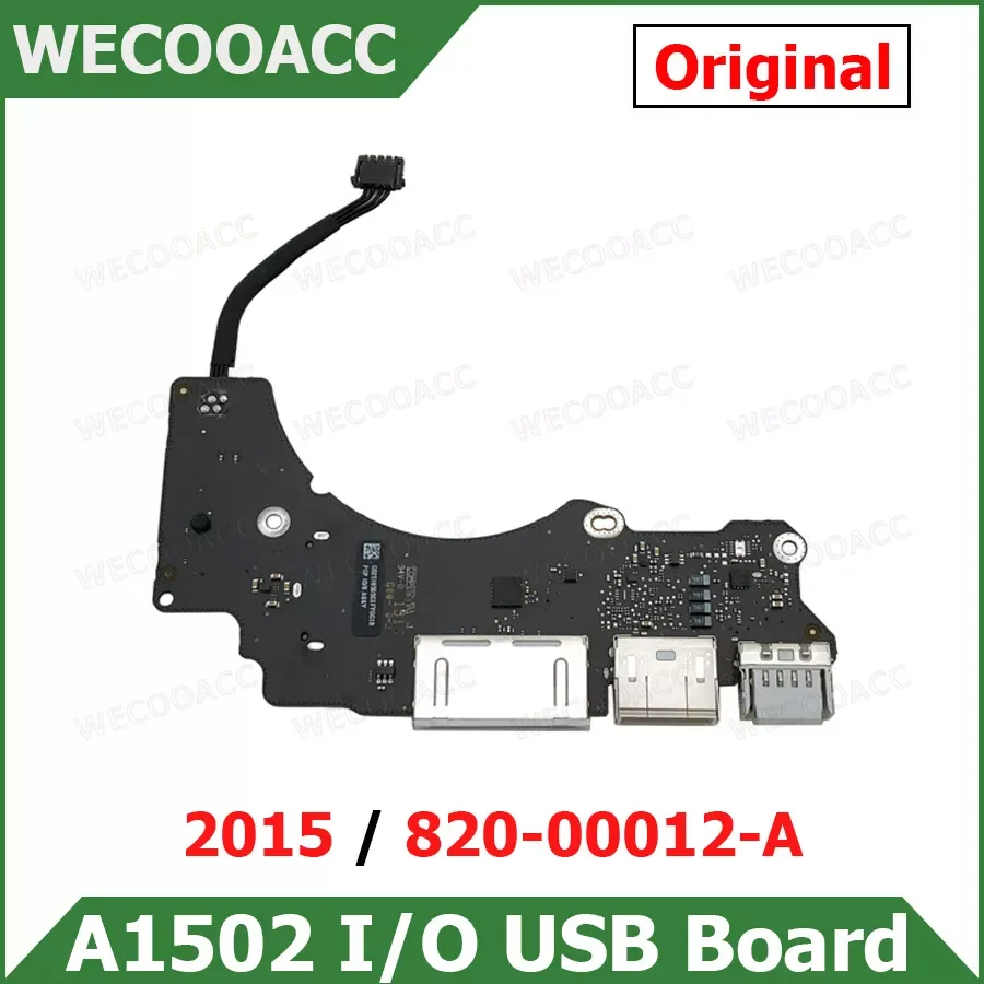Оригинальный кард-ридер I/O USB SD 820-00012-A для Macbook Pro Retina 13 "A1502 2015 EMC 2835
Оригинальный кард-ридер I/O USB SD 820-00012-A для Macbook Pro Retina 13 "A1502 2015 EMC 2835
