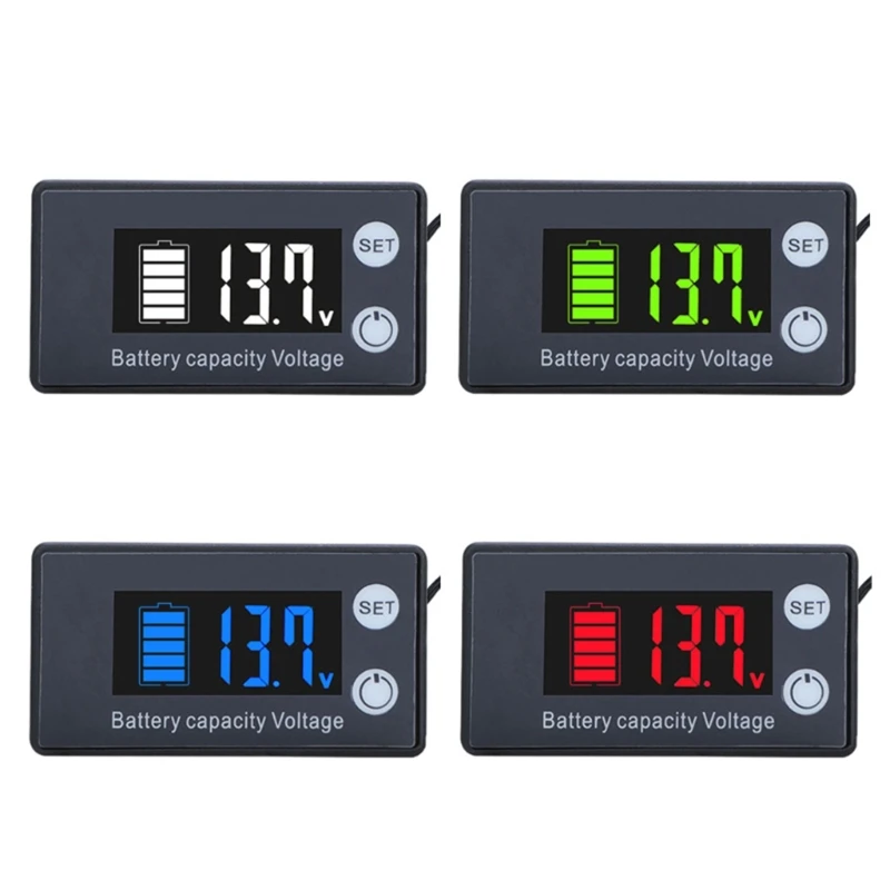 Upgraded Battery Meter Battery Indicator Voltage Meter Battery Capacity Meter DC7-70V Easy Installation for Lithium
Upgraded Battery Meter Battery Indicator Voltage Meter Battery Capacity Meter DC7-70V Easy Installation for Lithium
