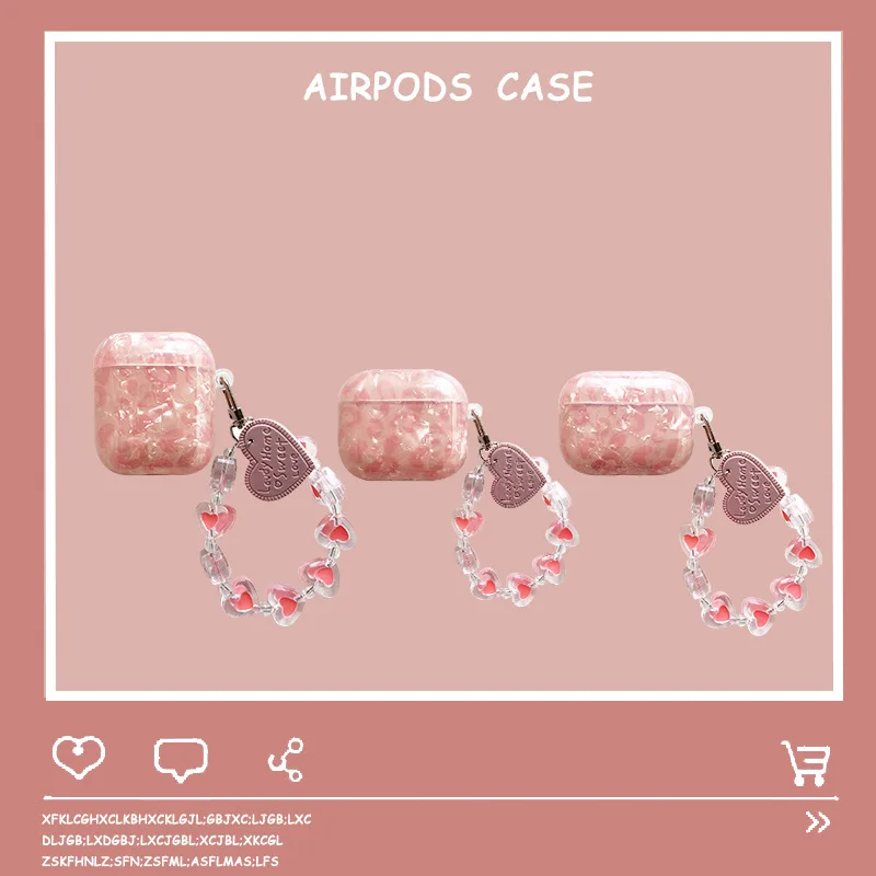 Colorful Shell Leopard Pattern Airpods Orotective Case with Lanyard for AirPods Pro, AirPods1 2, AirPods3 for Girls
Colorful Shell Leopard Pattern Airpods Orotective Case with Lanyard for AirPods Pro, AirPods1 2, AirPods3 for Girls